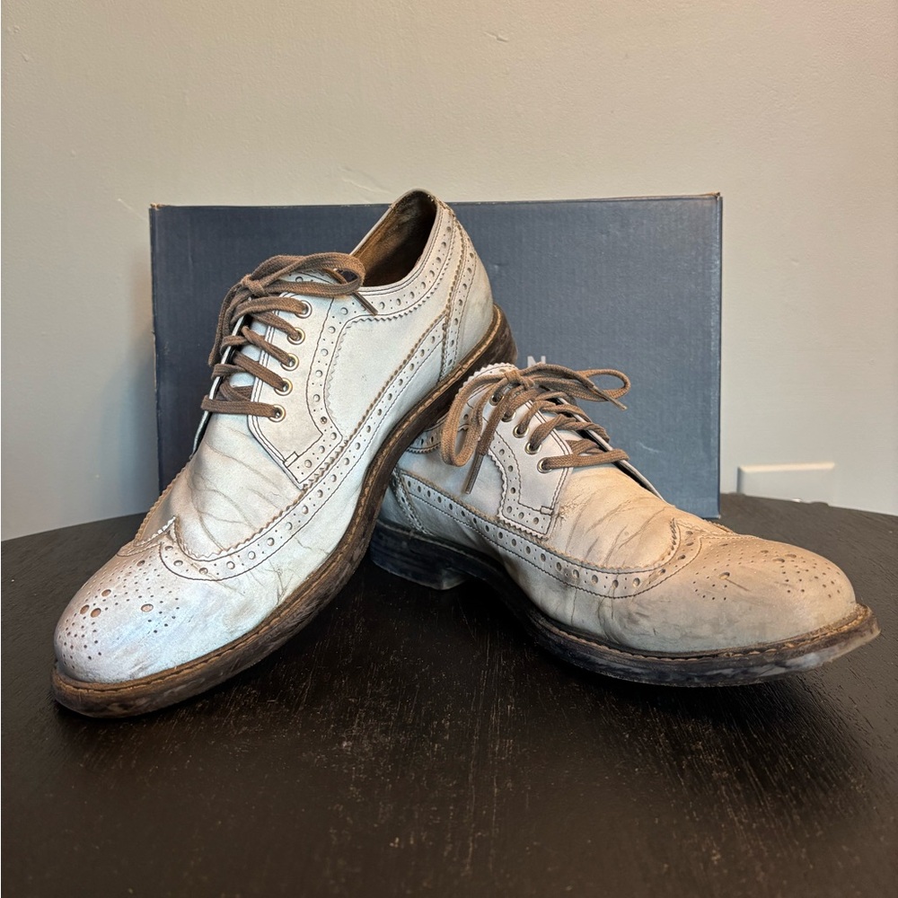 Cole Haan Reflective Classic Men's Brogue Shoes - Gray